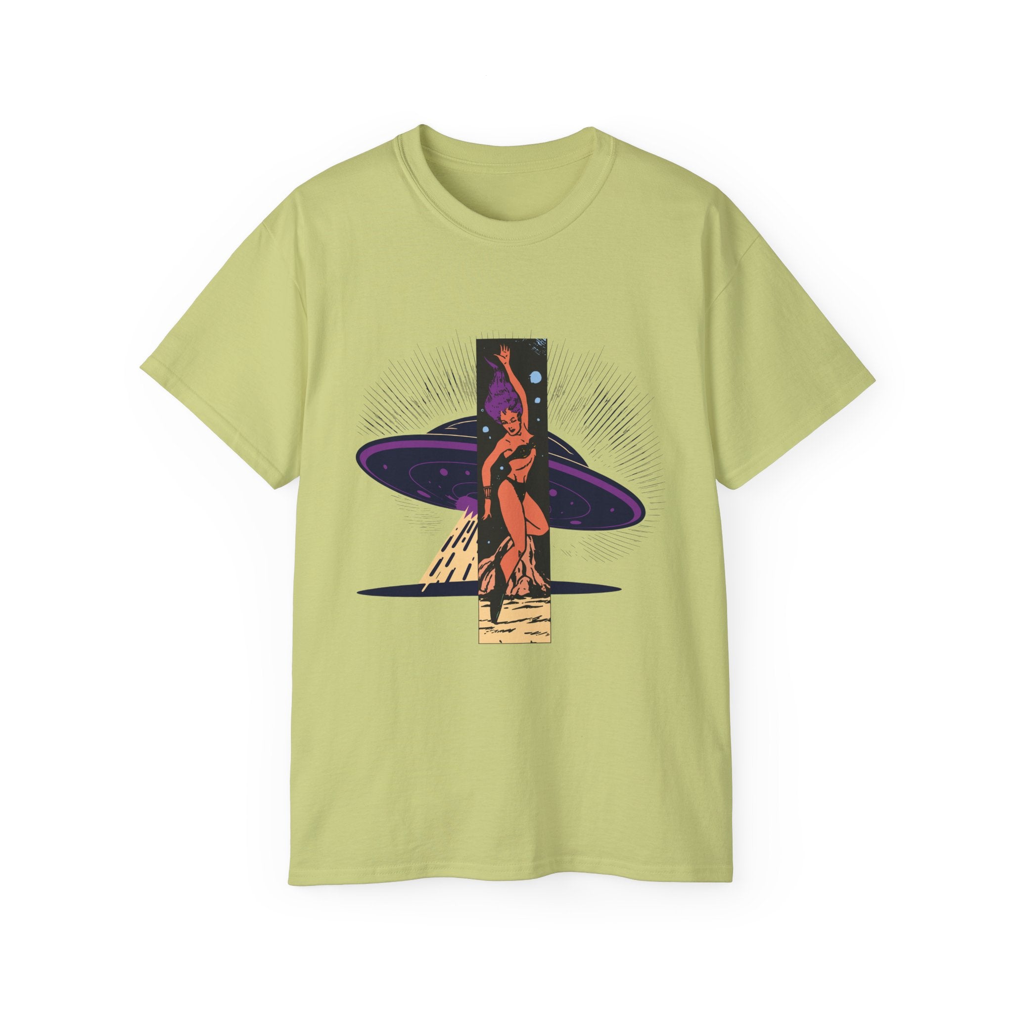 Space Warrior - Unisex Cotton Tee (Front) - Damned Threads